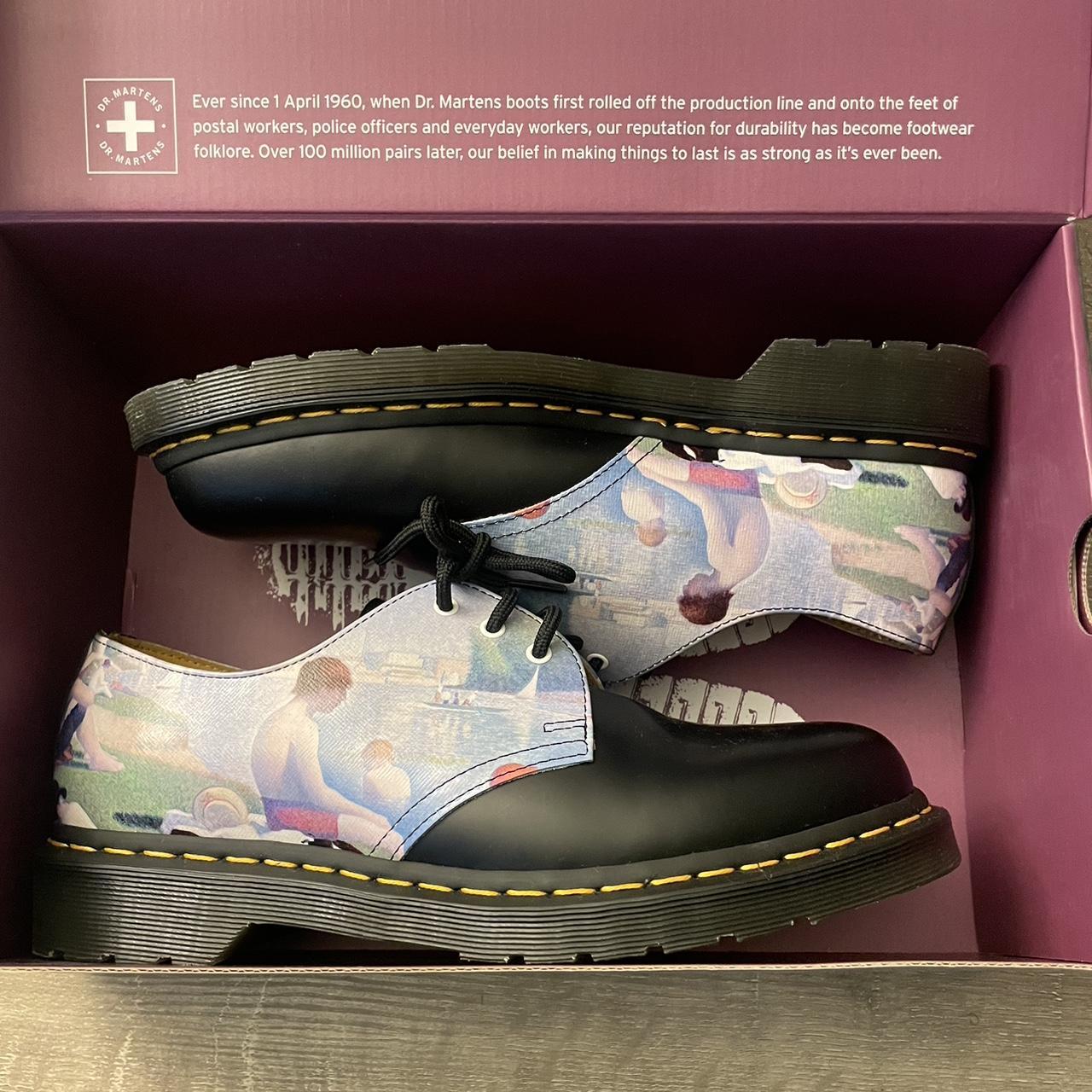 electric blue dr martens