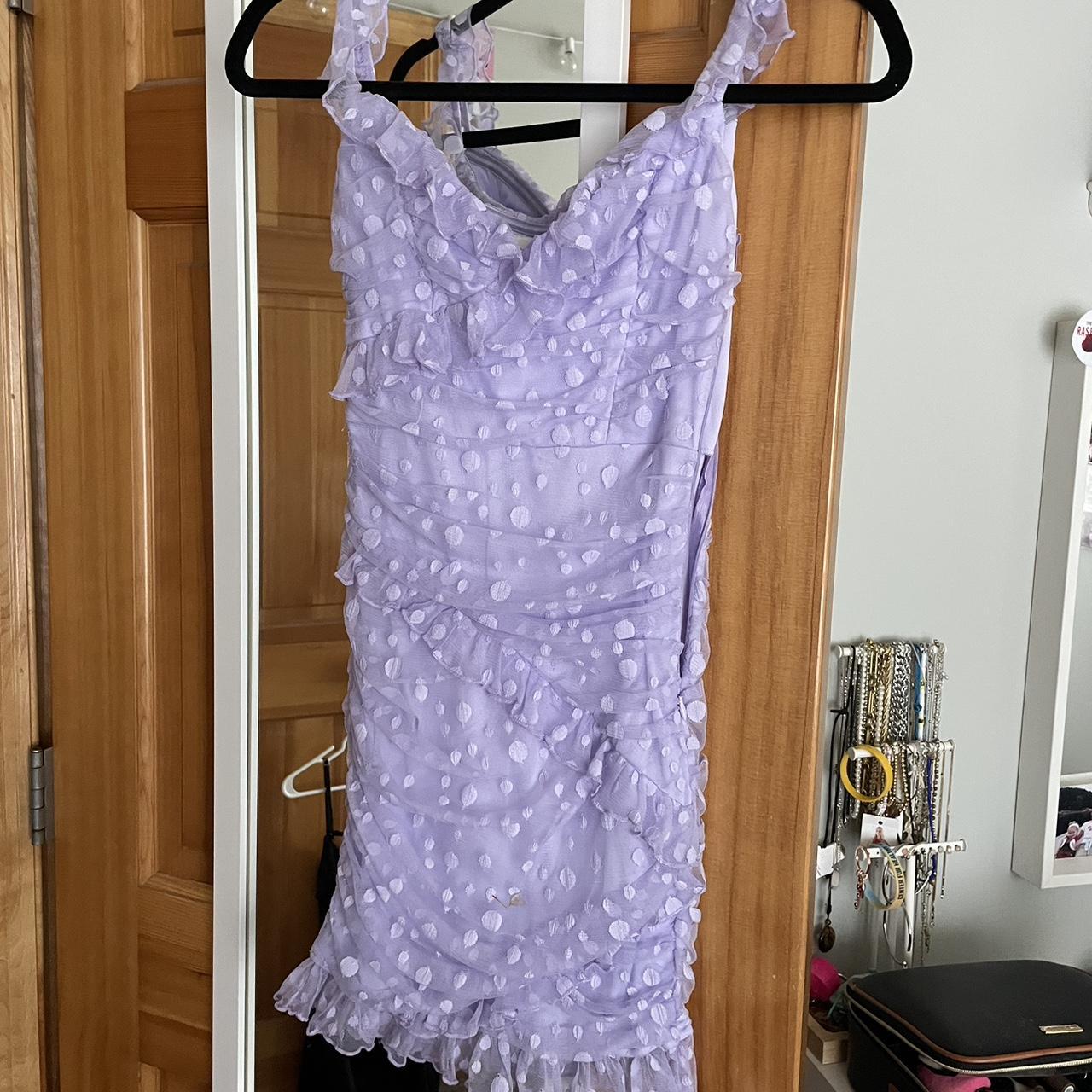 Hello Molly purple lace mini dress size 2 / so cute! Depop