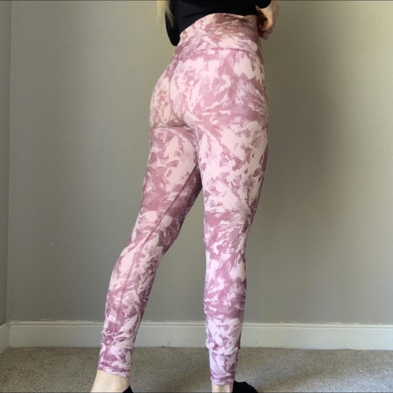 Marshall Women's Pink Leggings | Depop