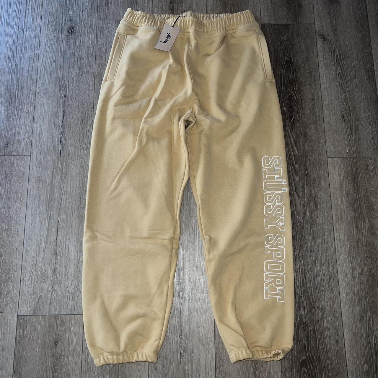 Stüssy Men's Tan Joggers-tracksuits | Depop