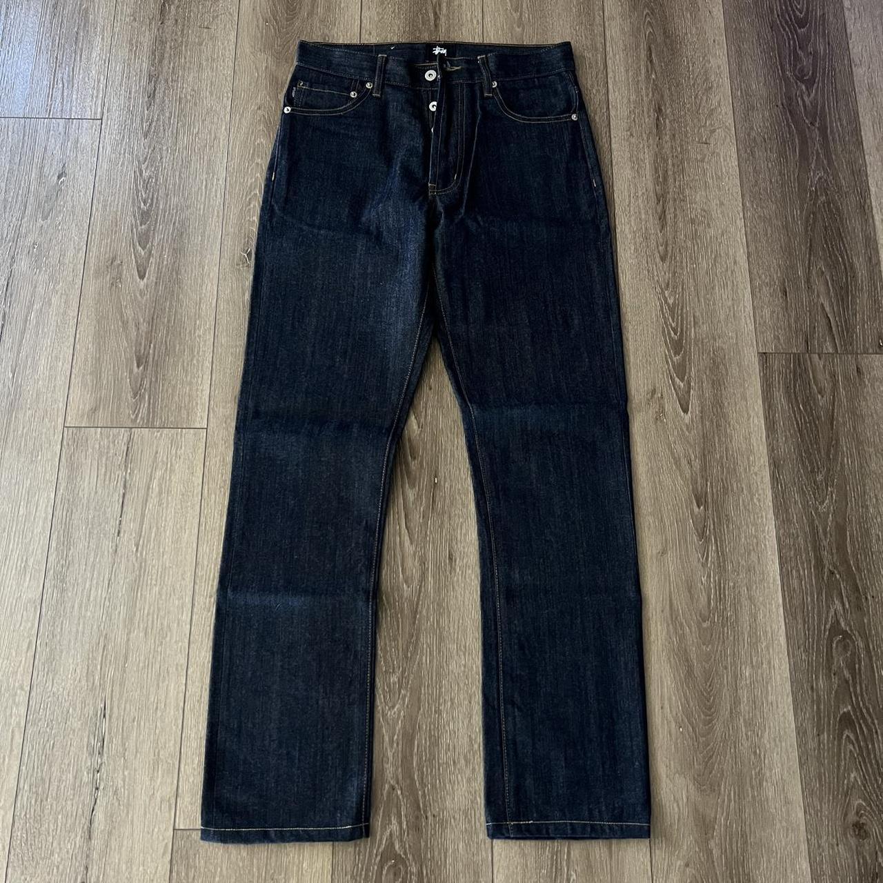 Stussy Raw Denim Slim Fit Size: 29 BRAND NEW! - Depop