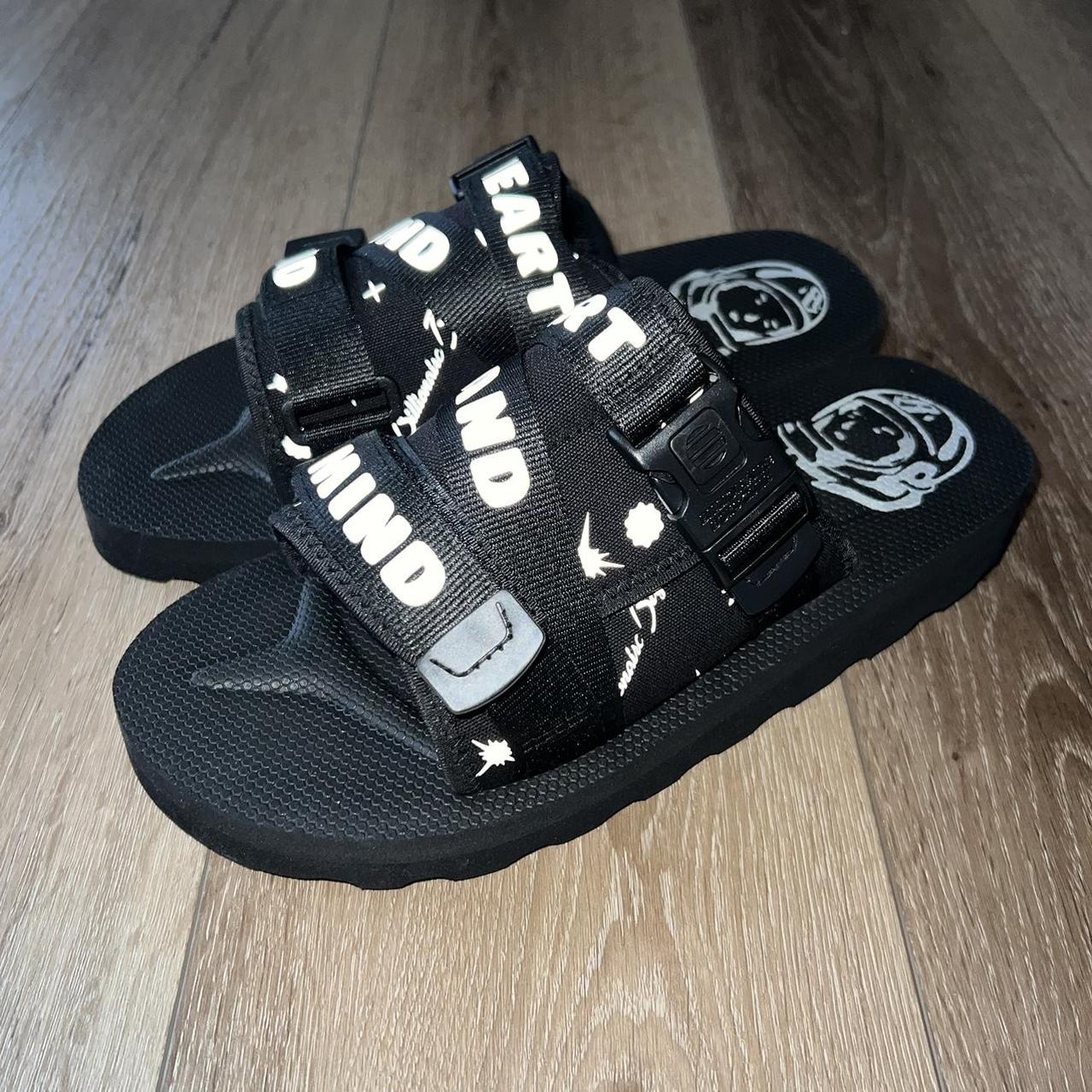 Rare palm angels x suicoke slides sandals white and - Depop