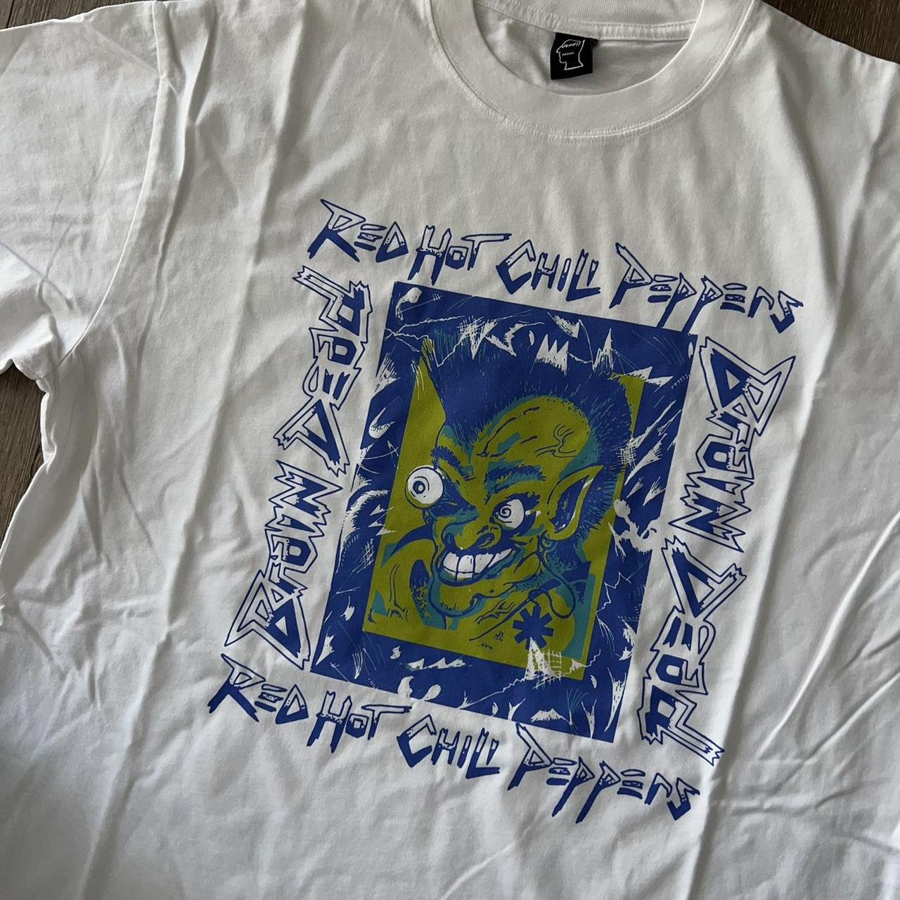 Brain Dead Red Hot Chili Peppers TShirt Size... Depop