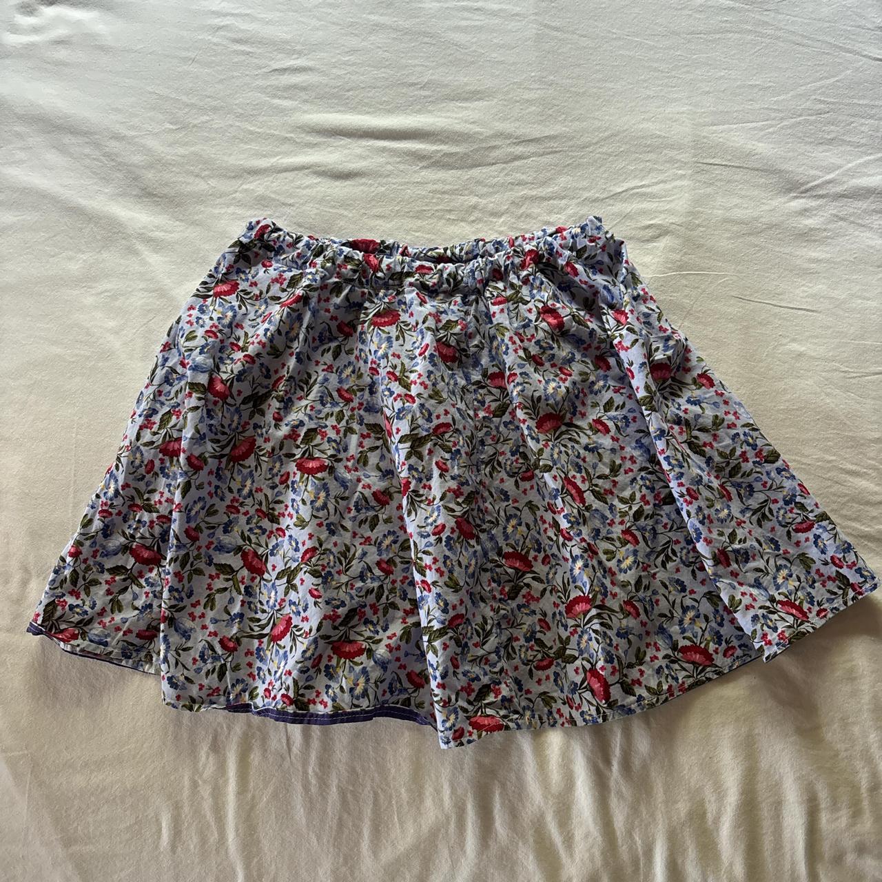 Handmade Women's Party Skirt - Multi/Blue - S – H… - image 1