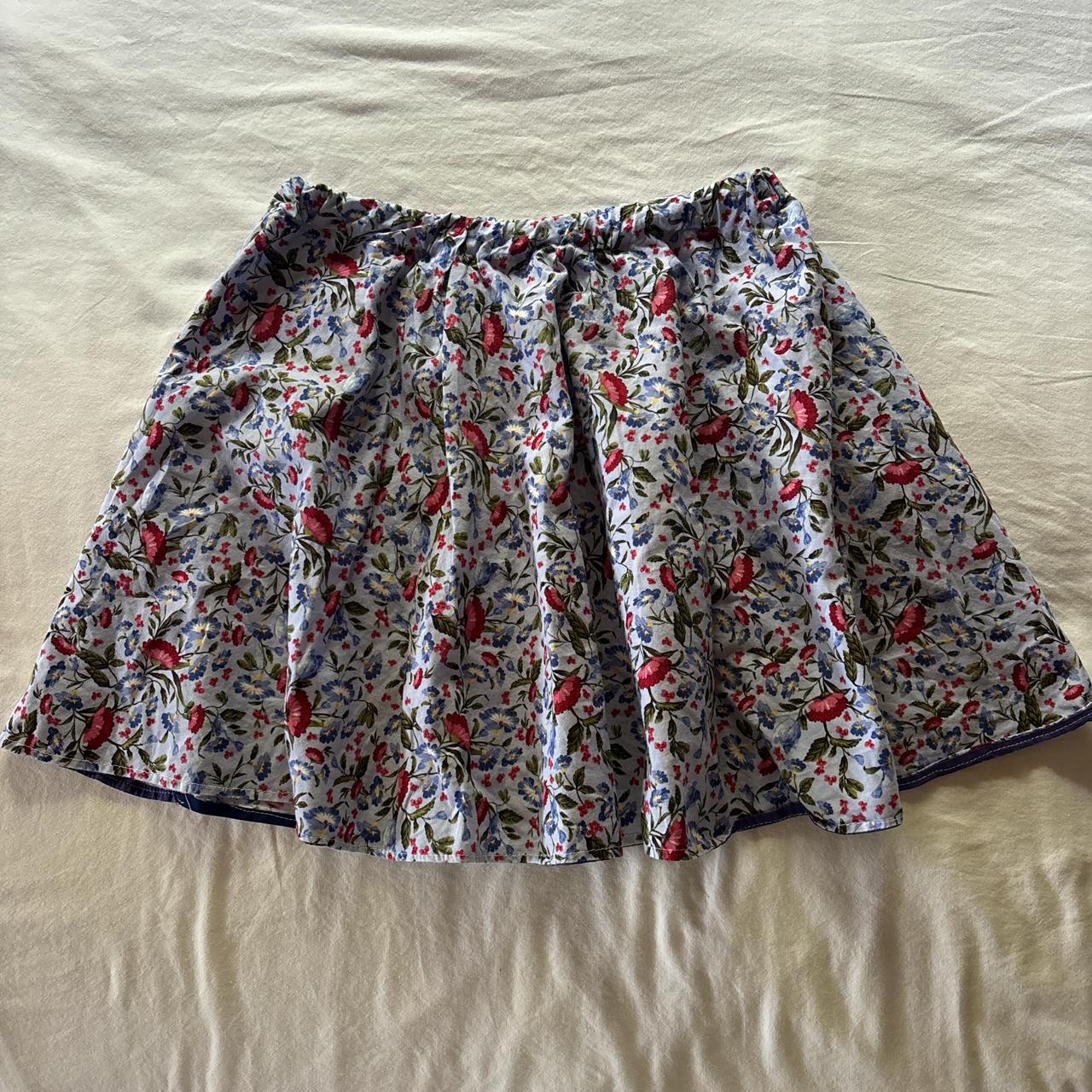 Handmade Women's Party Skirt - Multi/Blue - S – H… - image 3