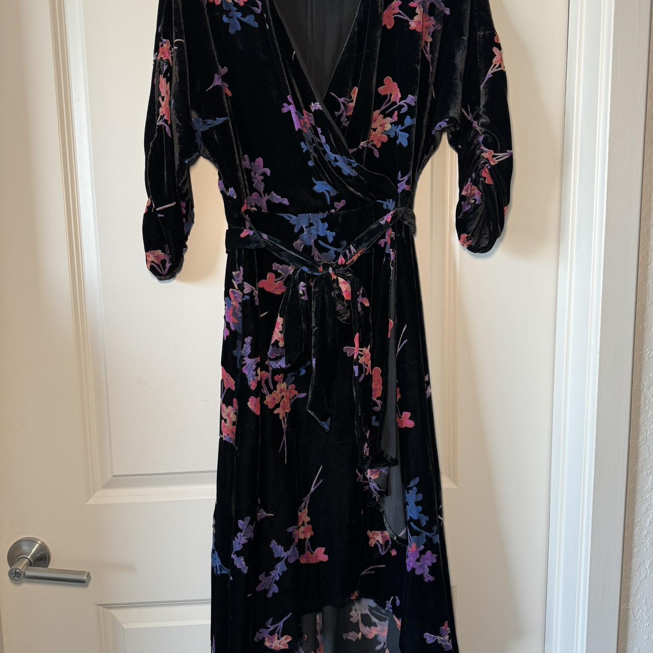 Eliza j high low best sale wrap dress