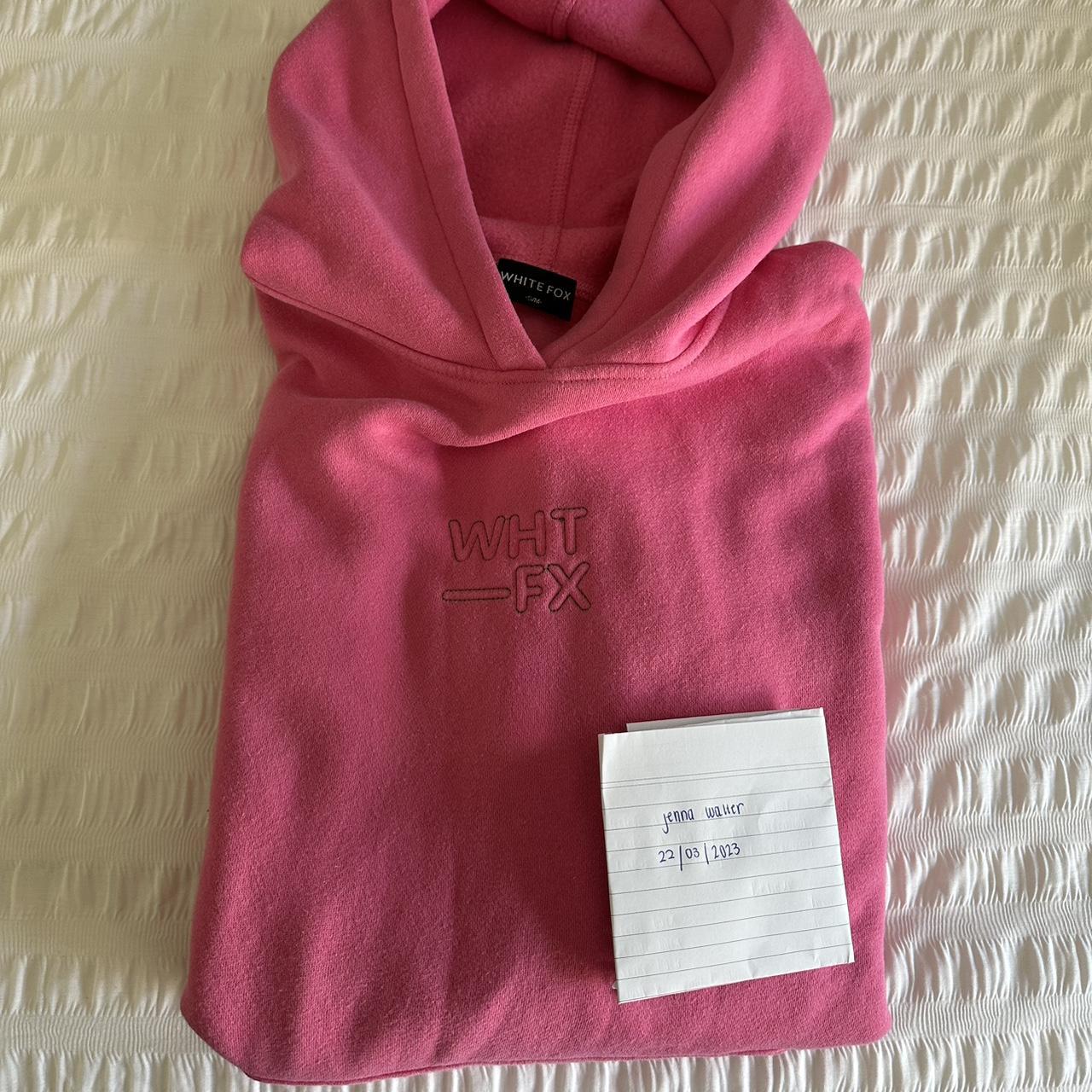 Women's Pink Hoodie Depop