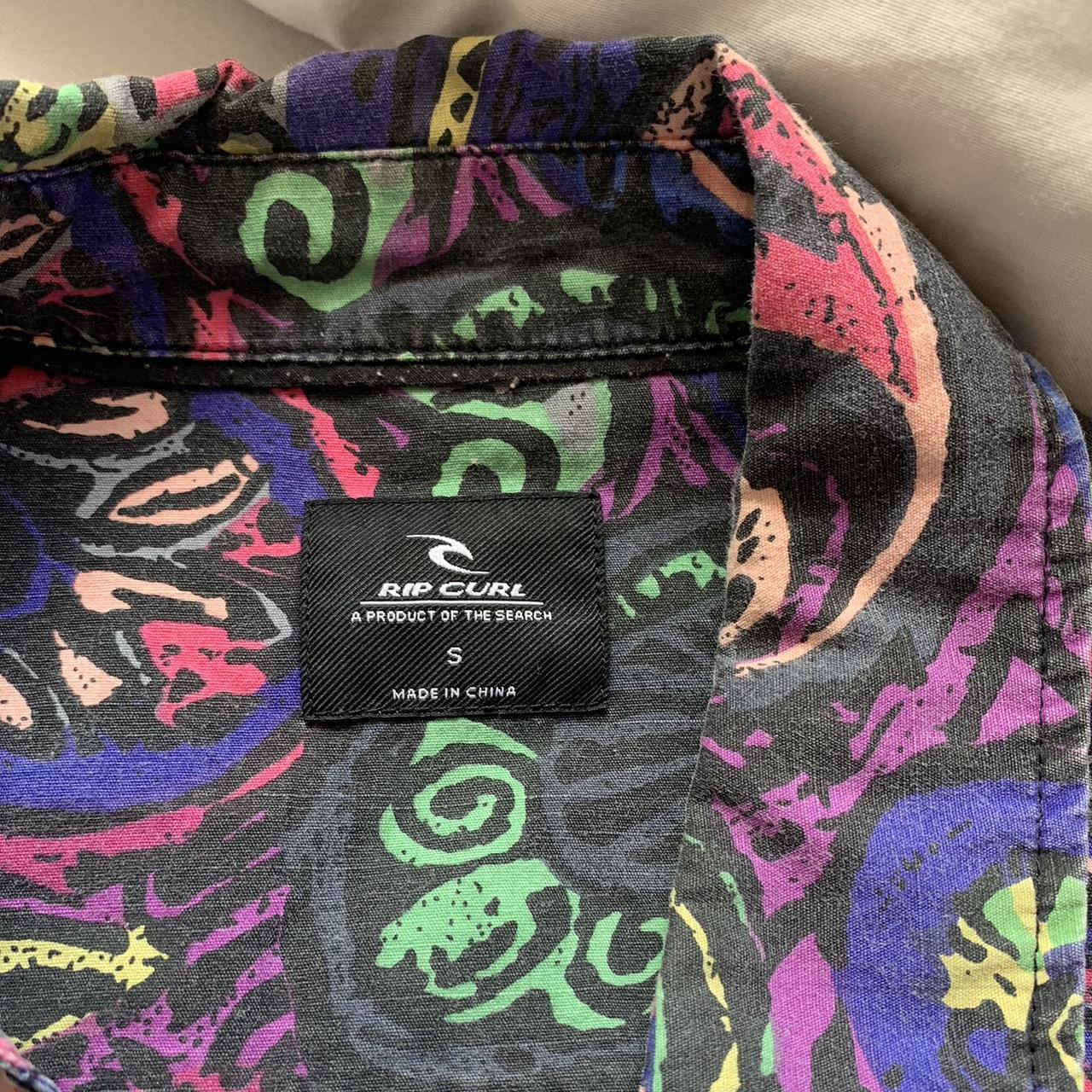 Ripcurl unique patterned button up Size S - Depop