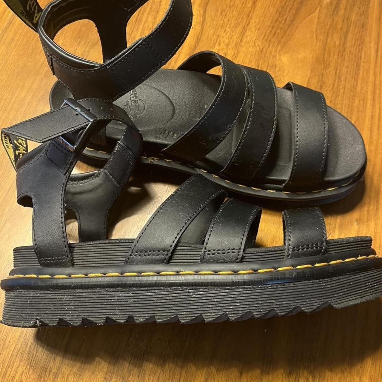 Dr. Martens Blaire Sandals W 9 In perfect... - Depop