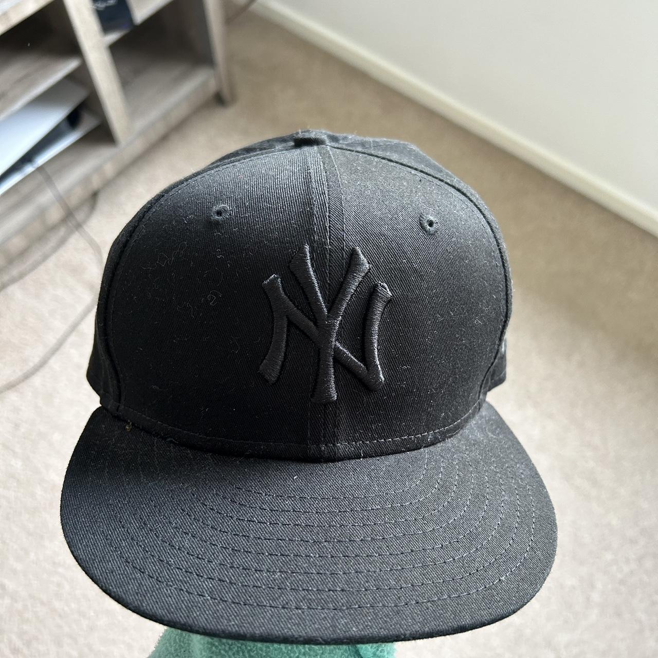 New York Yankees black cap New Era small/medium... - Depop