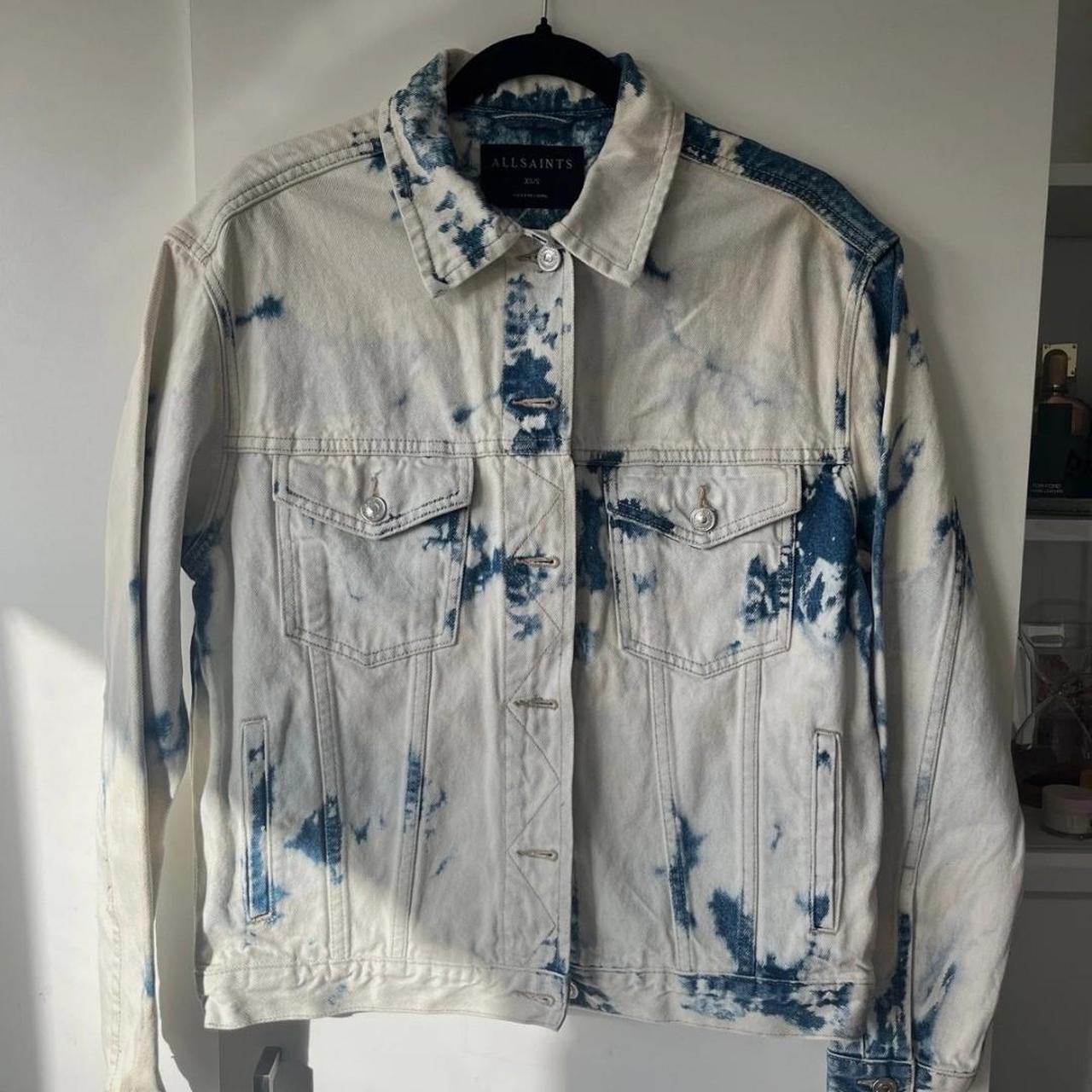 Allsaints dyed Denim Jacket Unisex Size: XS,... - Depop