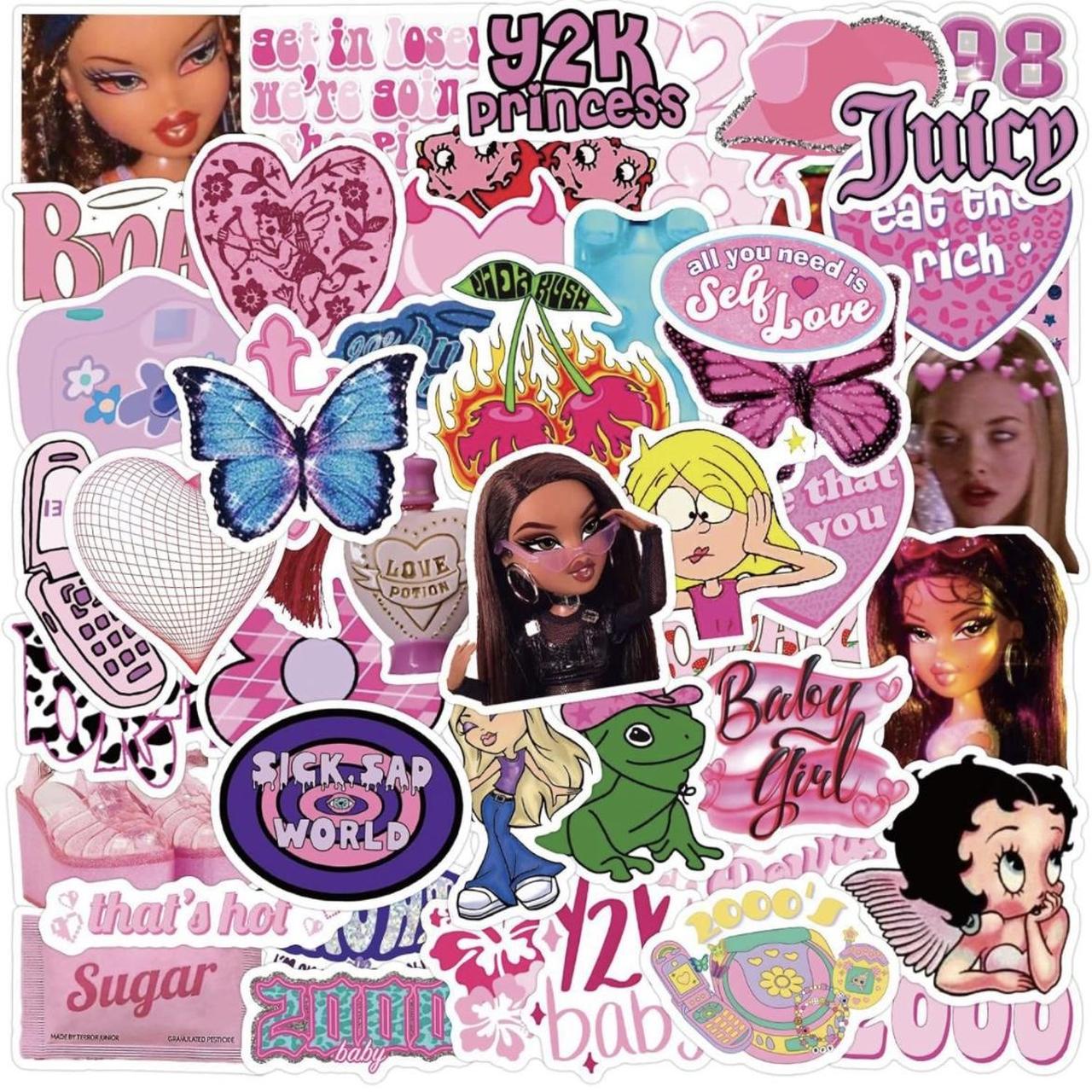 Y2K Baddie Bratz 60 PCS Waterproof Stickers... - Depop