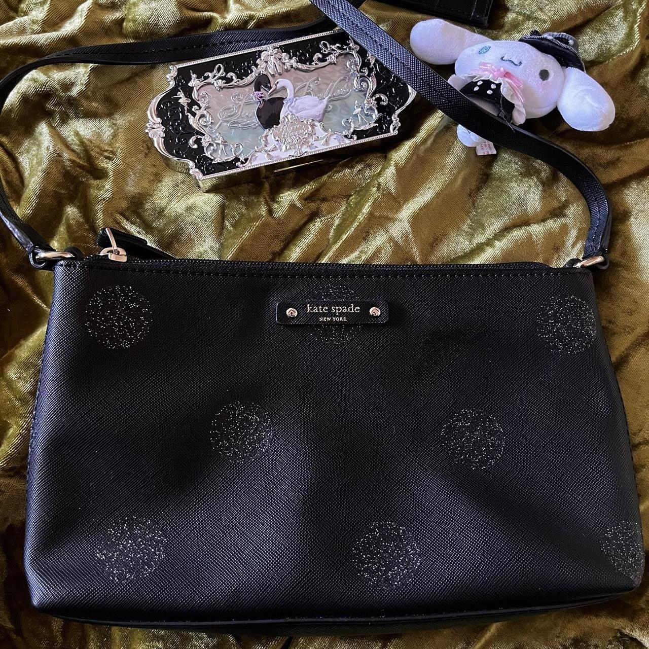 Buy the WOMEN's BLACK & TAN KATE SPADE NY PURSE | GoodwillFinds