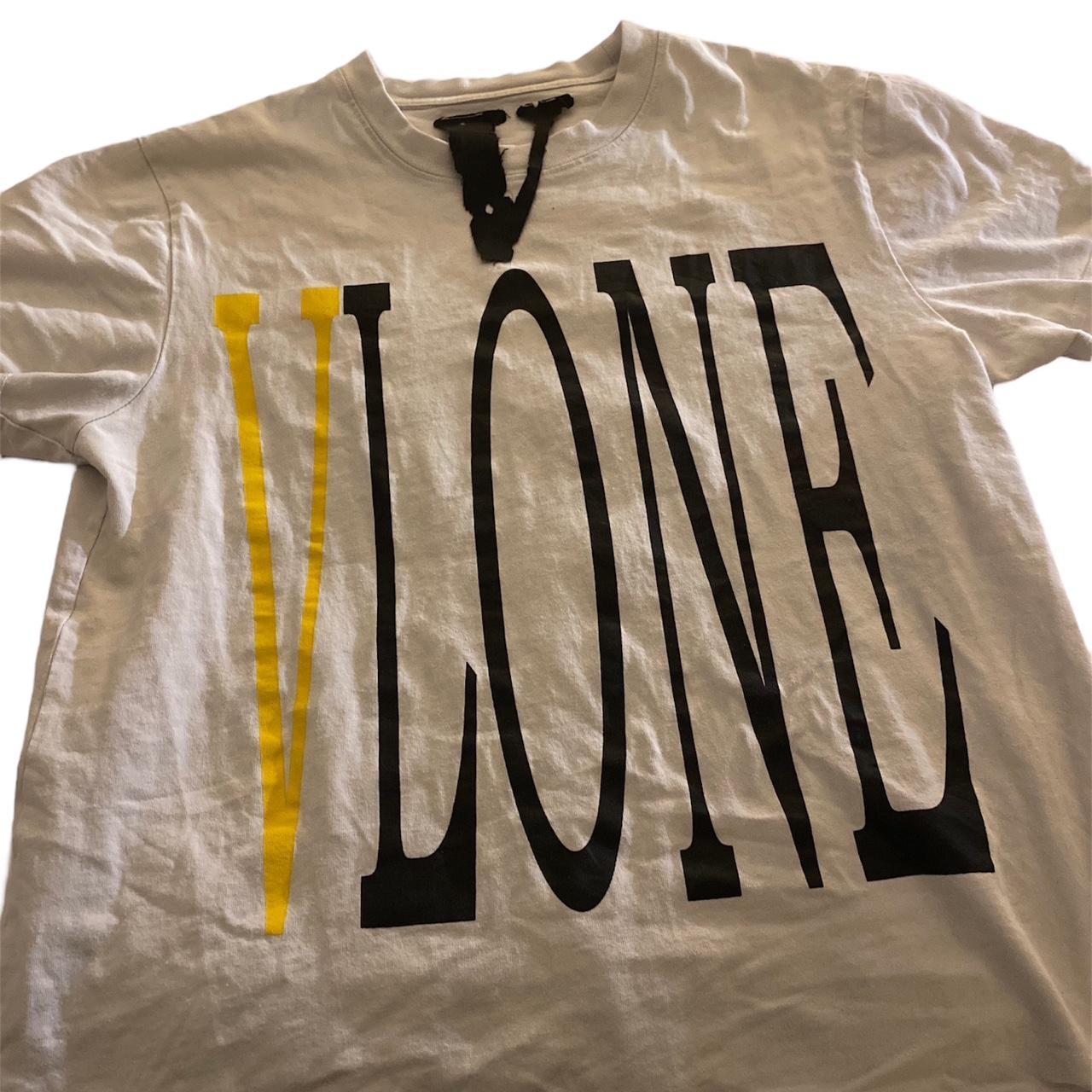 Vlone yellow hot sale staple tee