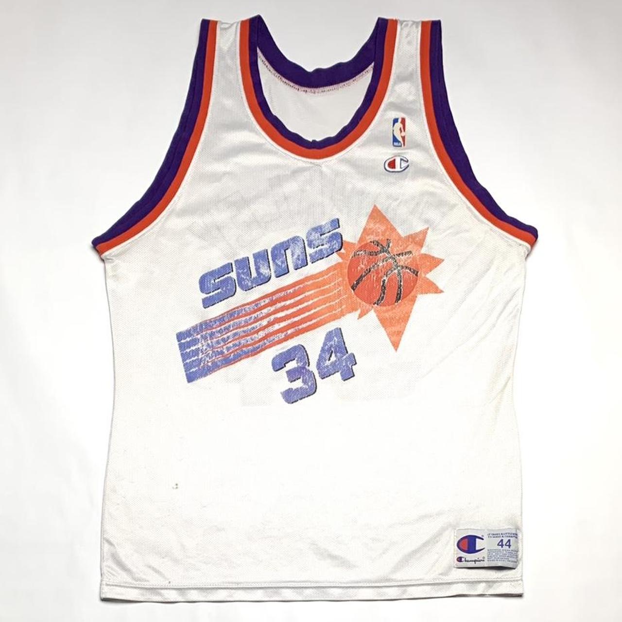 Size 44. Vintage Suns NBA Jersey 34 Barkley Made in USA by 