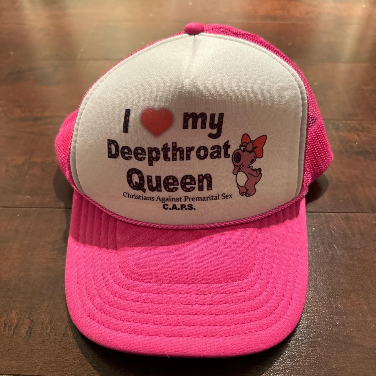 the original i love my deepthroat queen hat - i... - Depop