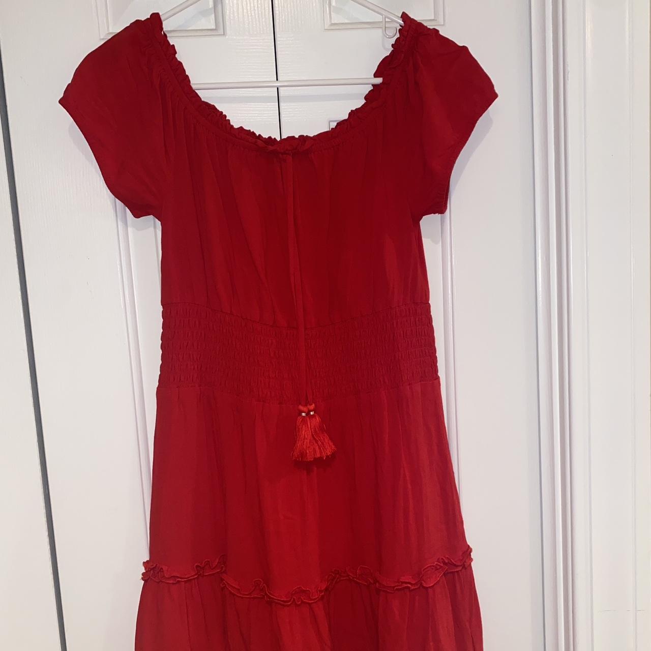 American eagle red outlet dress