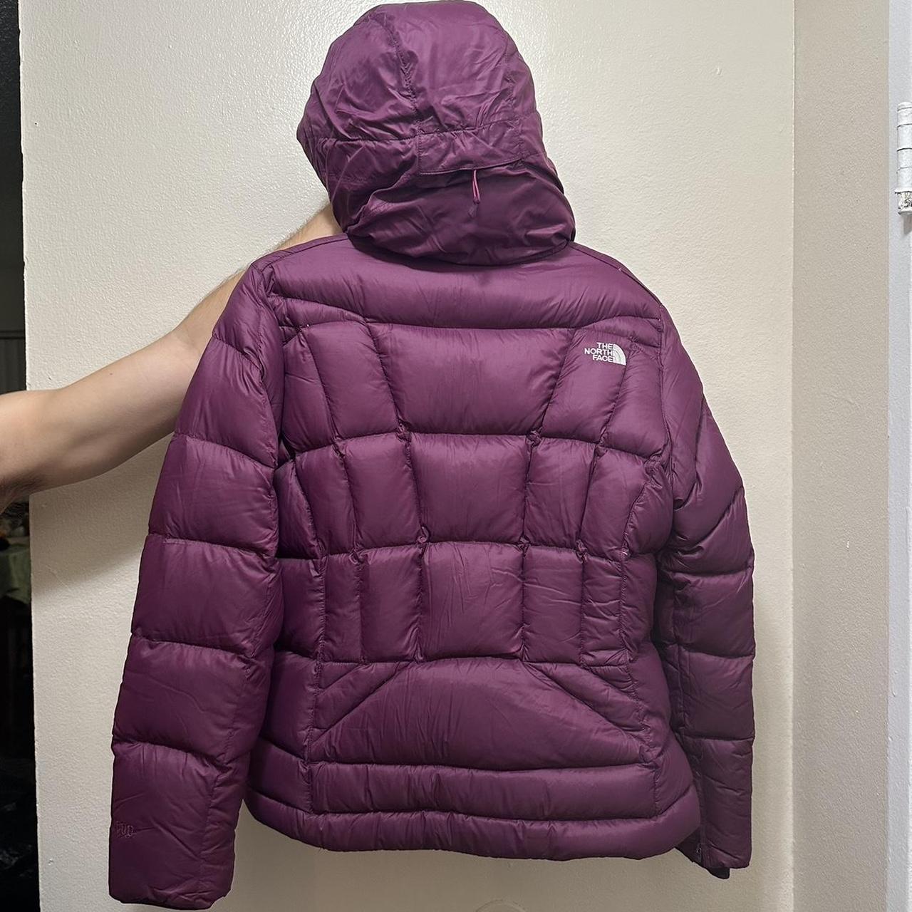 Purple north face online ski jacket