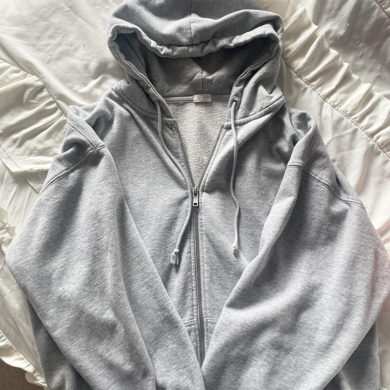 Brandy Melville Women's Grey Jacket Depop