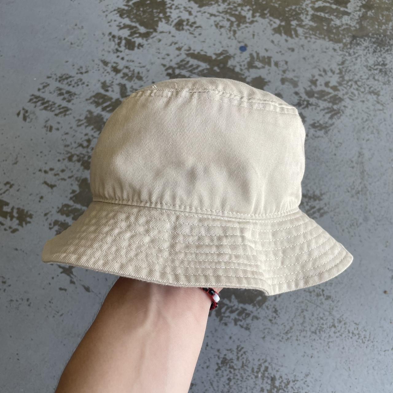 GOLF TYLER THE CREATOR EMBROIDERED LOGO CREAM BUCKET... - Depop