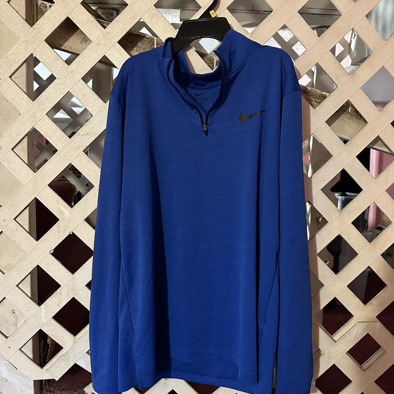 Blue nike quarter zip #jeans #clothes #fashion... - Depop