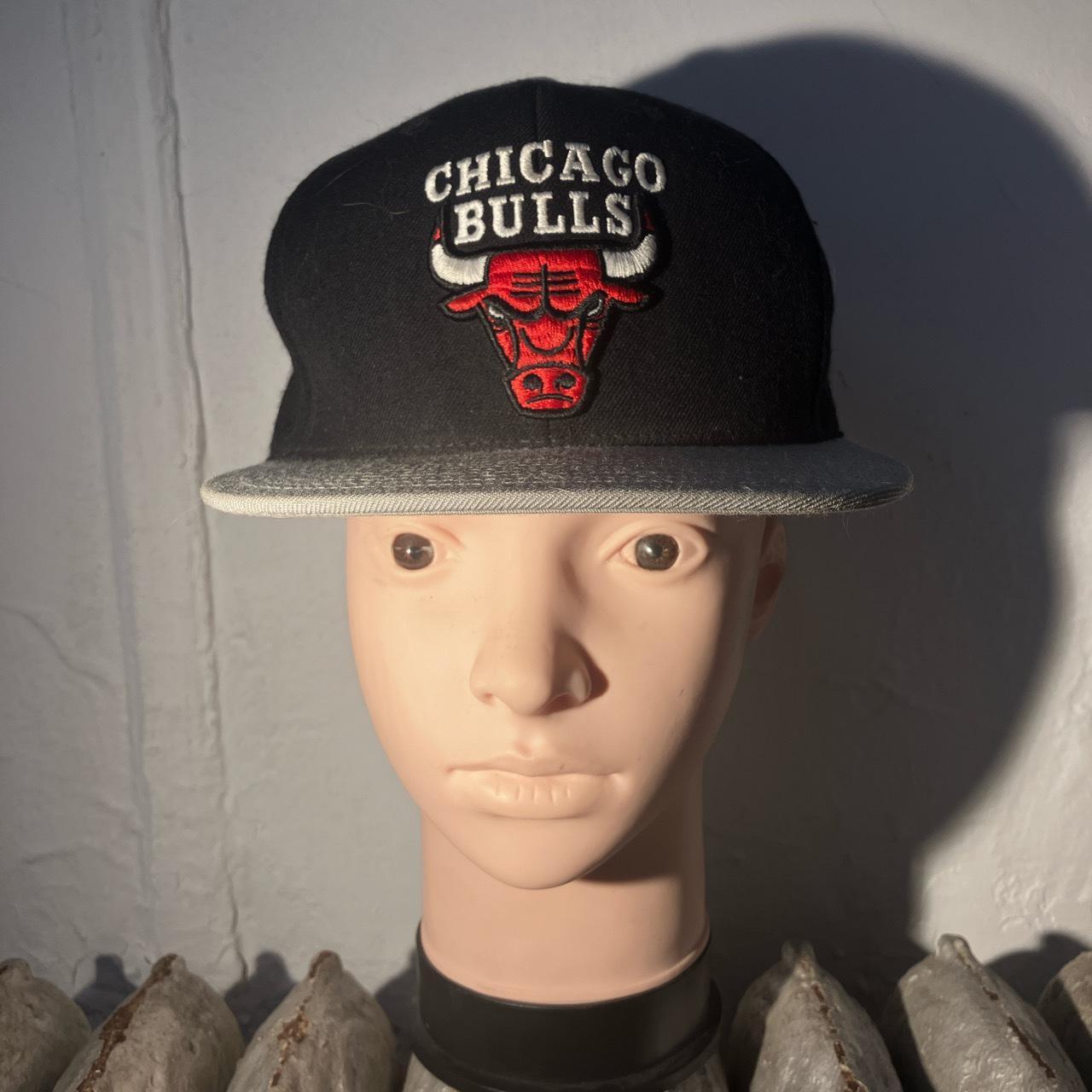 Chicago Bulls NBA Mitchell & Ness Black Red - Depop