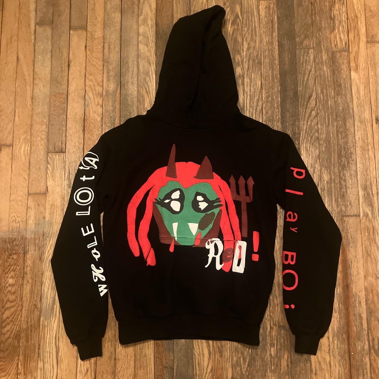 CPFM X Playboicarti Carti WLR hoodie, worn with only...