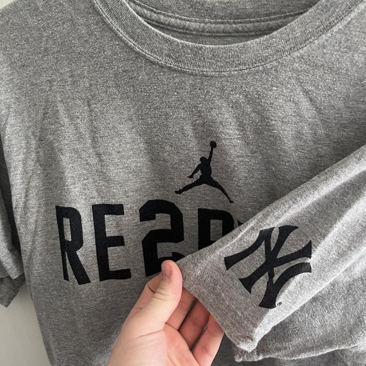 Derek Jeter X Jordan RE2PECT tee Very good condition - Depop