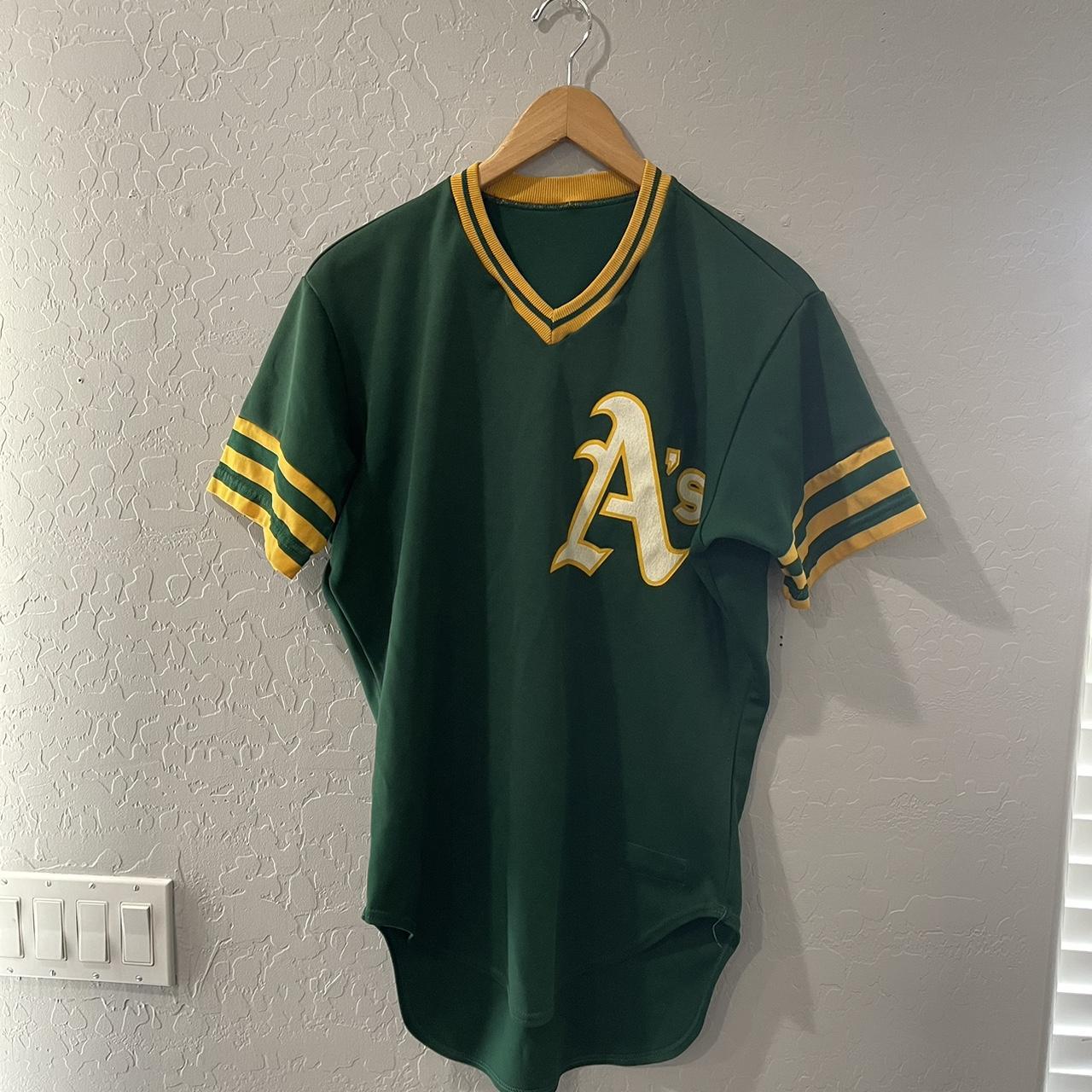 Buy Vintage Oakland As rawlings baseball jersey