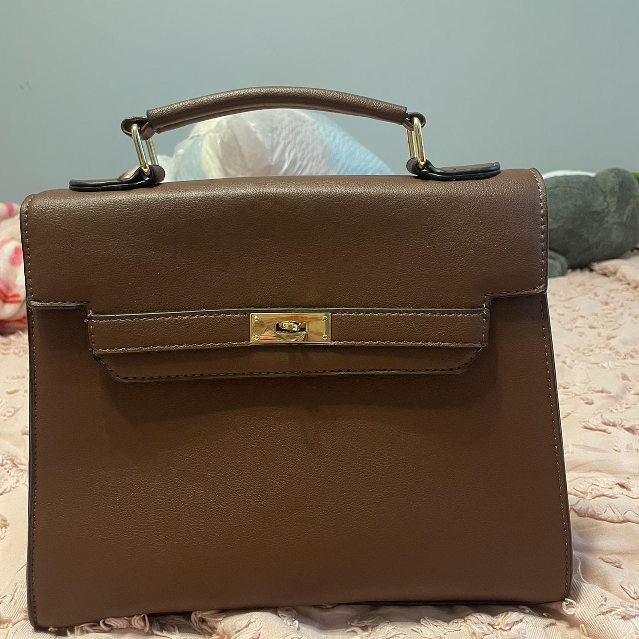 vintage, never used Jane birkin-esque briefcase type... - Depop
