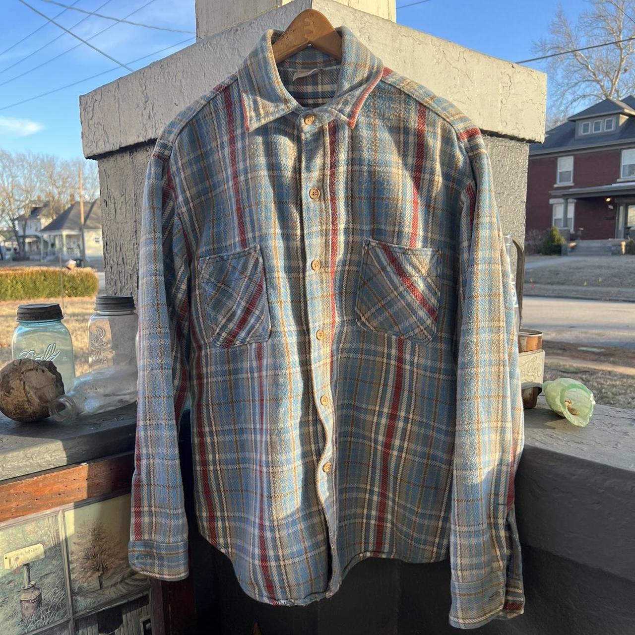 Jcpenney Men's Red And Blue Shirt 