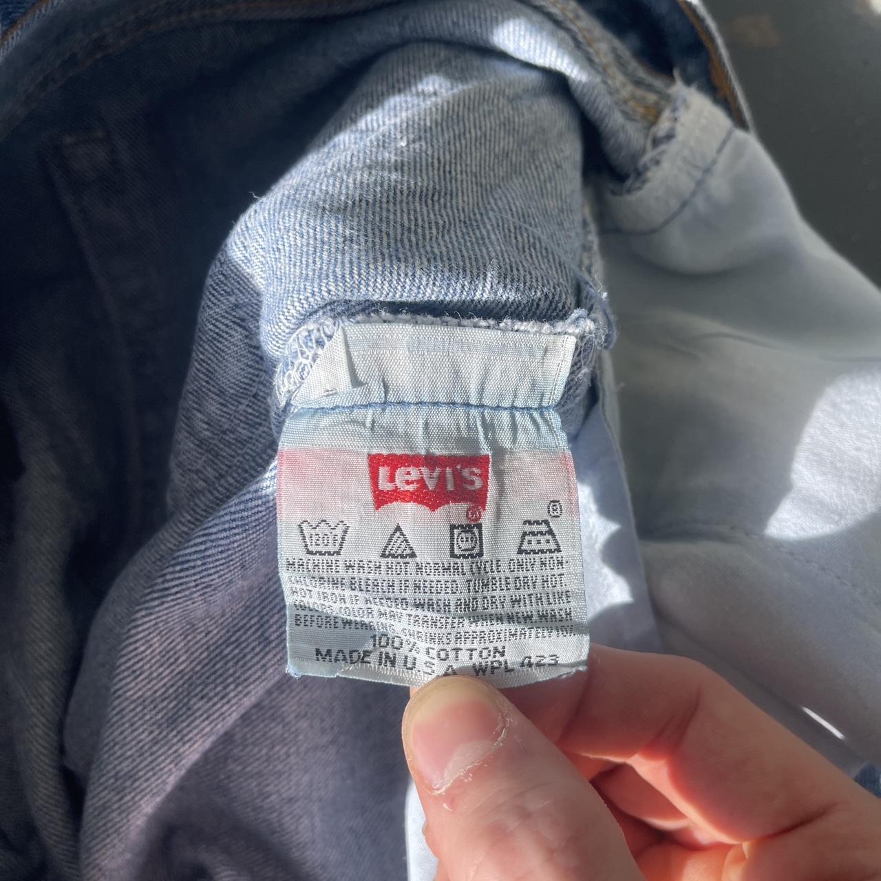 Levi's Men's Blue and White Jeans (3)