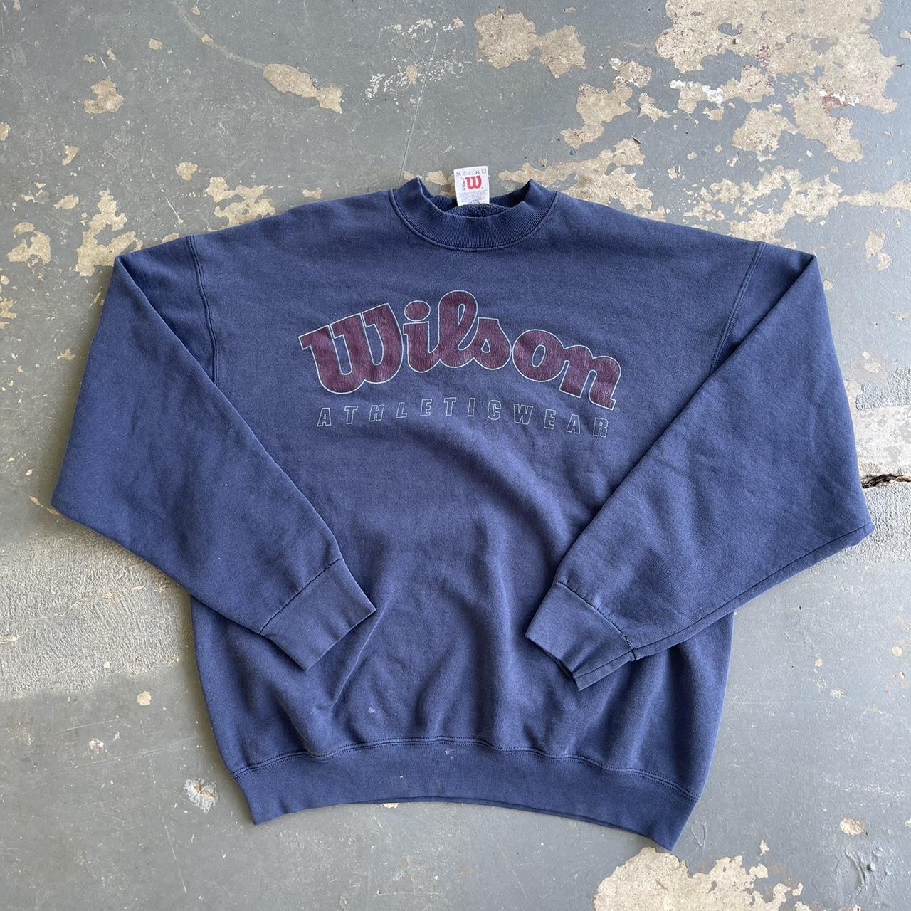 Faded Wilson Spellout Crewneck -Faded... - Depop