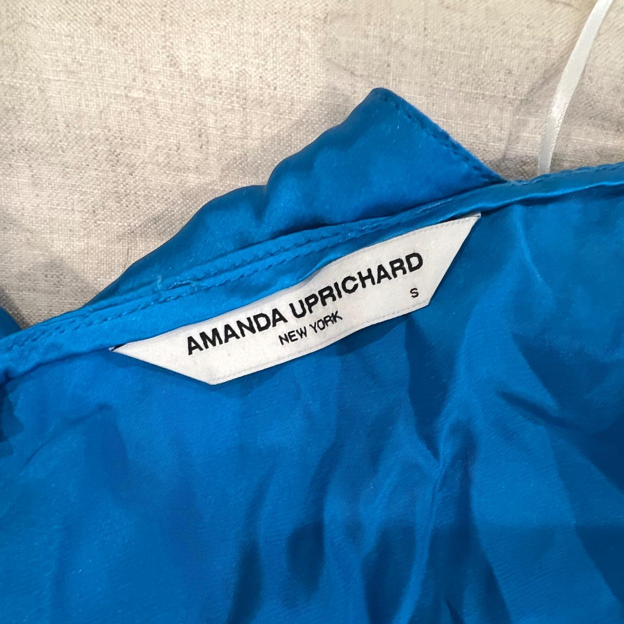 Amanda Uprichard Women’s Blue Dress | Depop