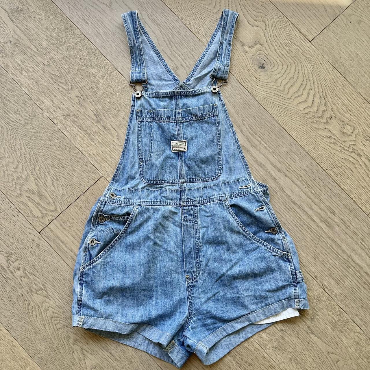 Old Navy Women's Blue Dungarees-overalls | Depop