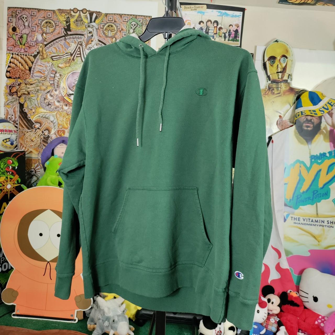 Pine green champion sales hoodie