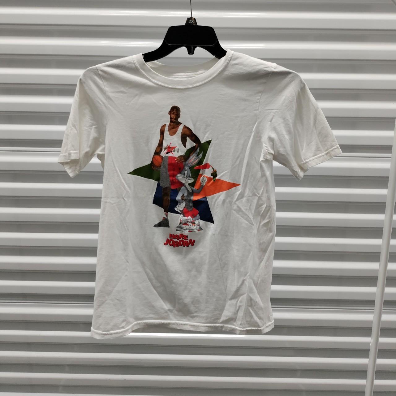 Michael Jordan hare space jam shirt Jordan youth Depop