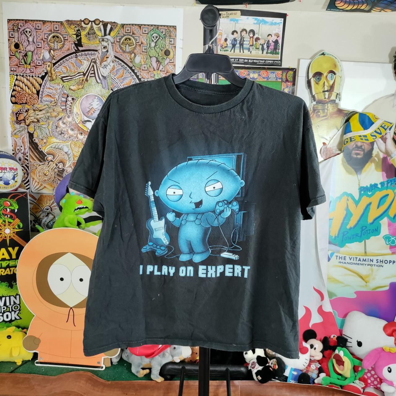 Family guy Stewie shirt I play on expert tee no Depop
