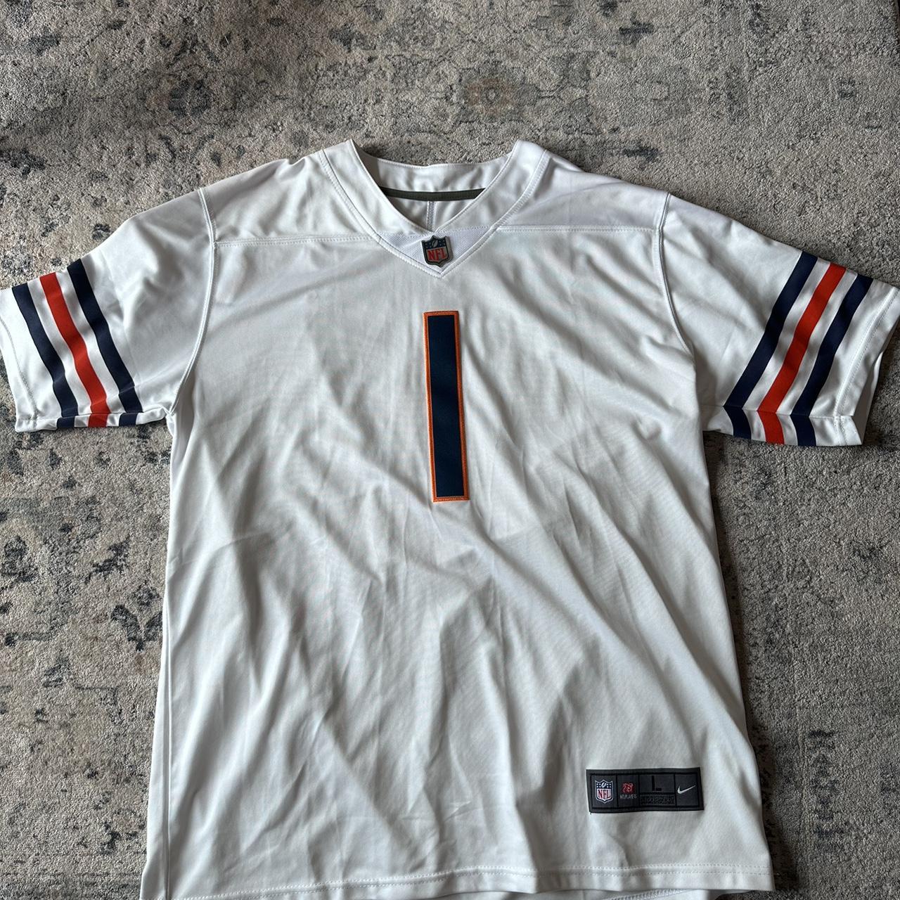 Nike Chicago Bears Elite Jersey SZ 52 Justin Fields - Depop