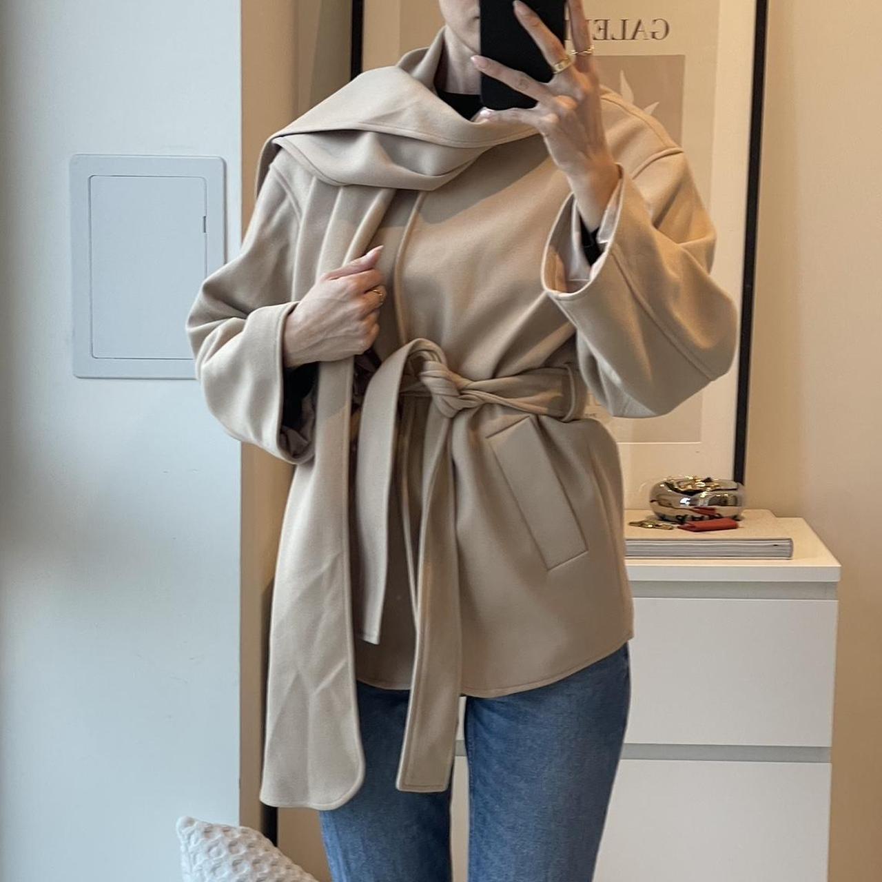 Lipsy wrap coat outlet in camel