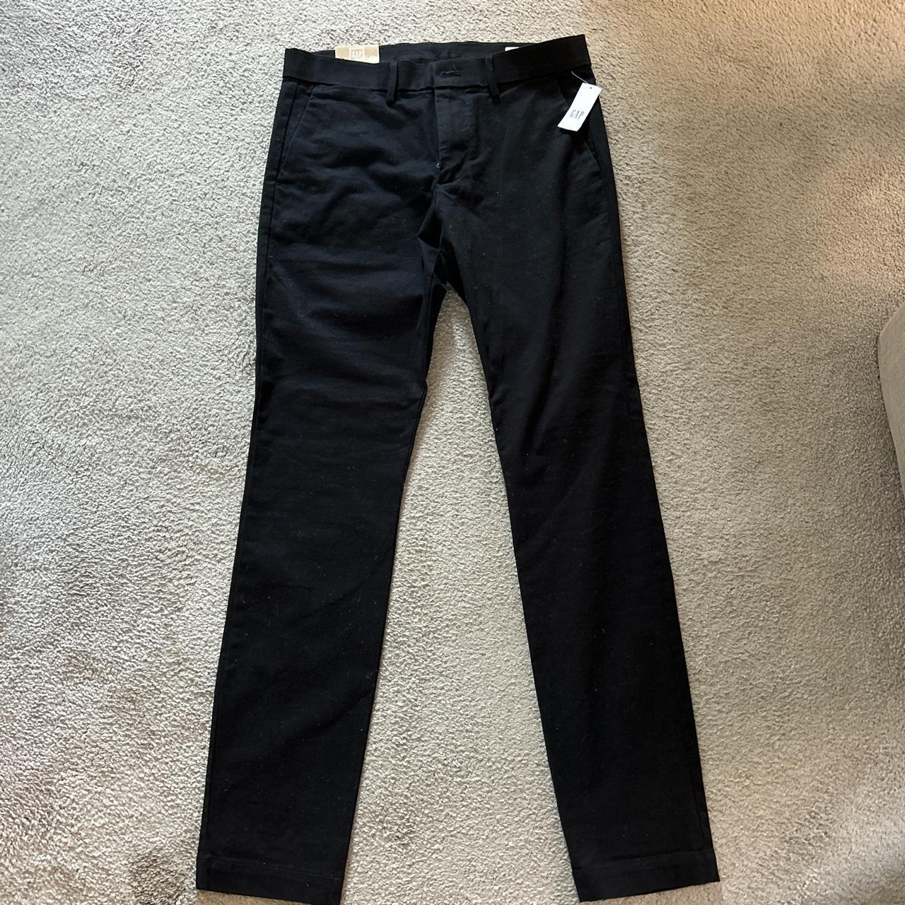 Gap chino trousers Black Size 30L 30W BRAND NEW... - Depop