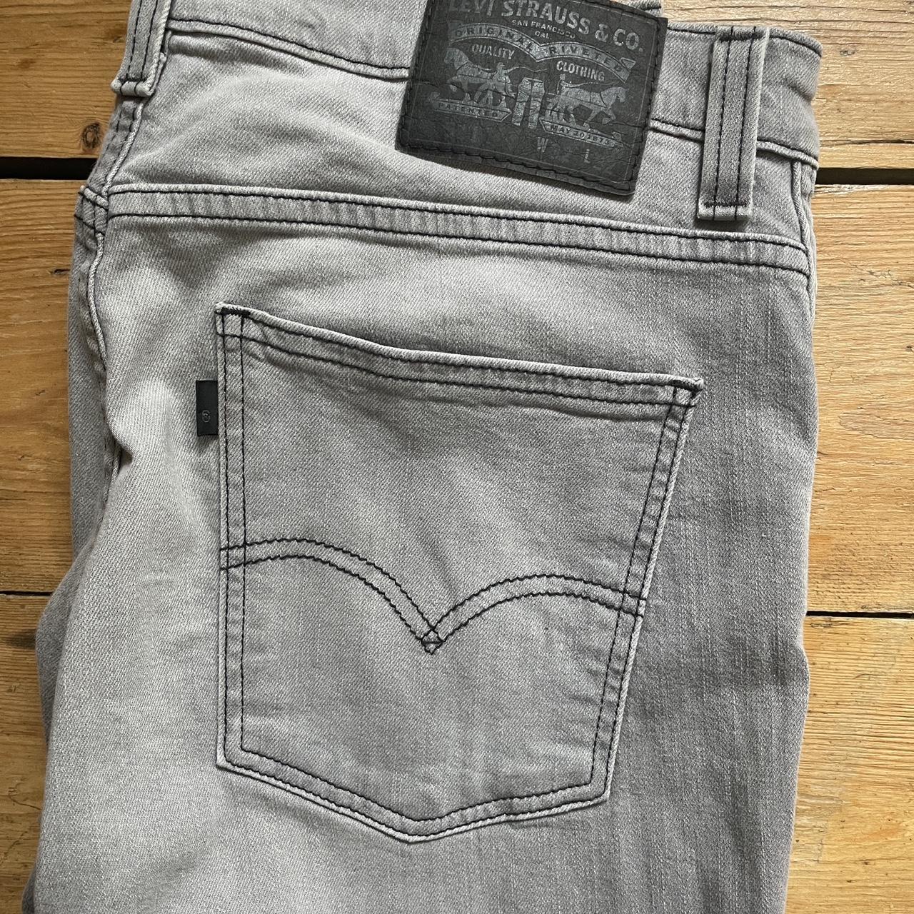 Levi’s 511 Men’s 32W 32L Light grey denim Slim... - Depop