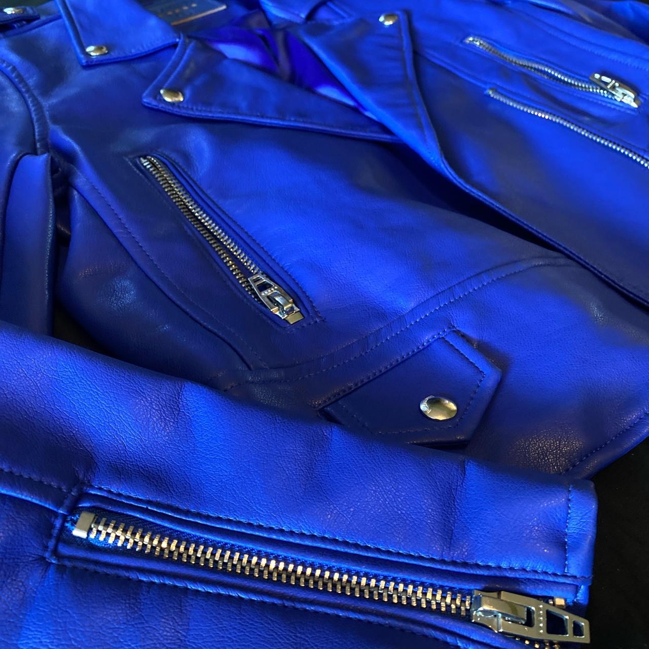 Blank NYC Women's Blue Jacket Depop