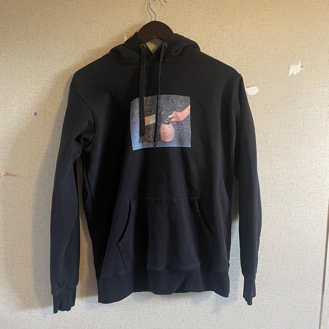 MSFTS REP HOODIE WORN ONCE FITS LIKE A MENS/ WOMENS... - Depop