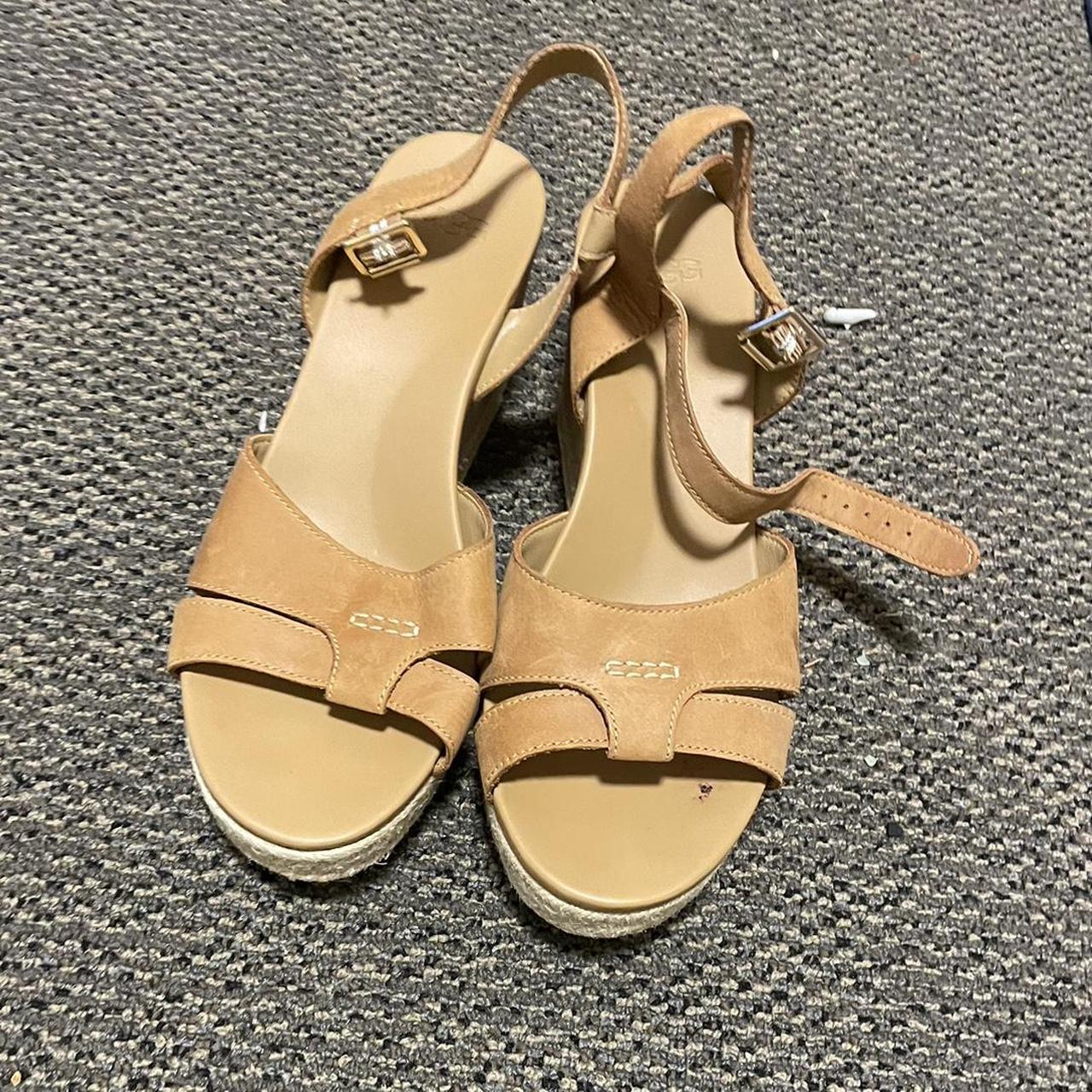 Tan espadrilles wedge heels OFFERS WELCOME I. Depop