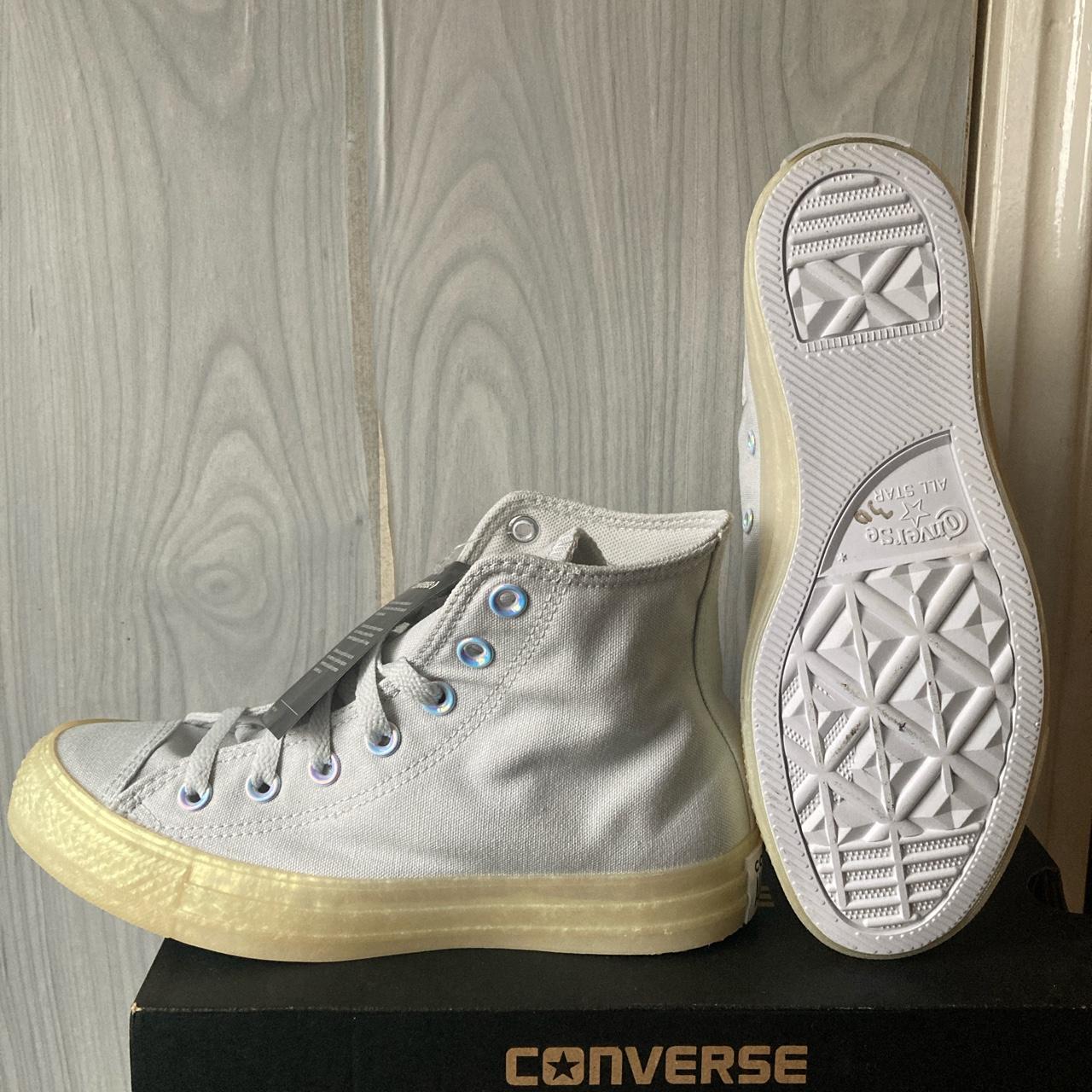 Converse Women's Grey Footwear | Depop