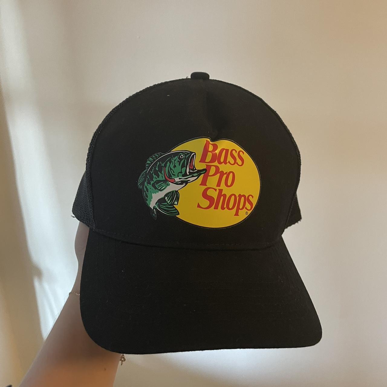 Bass Pro Shop black trucker hat. 🐟🐠🎣Never worn. - Depop