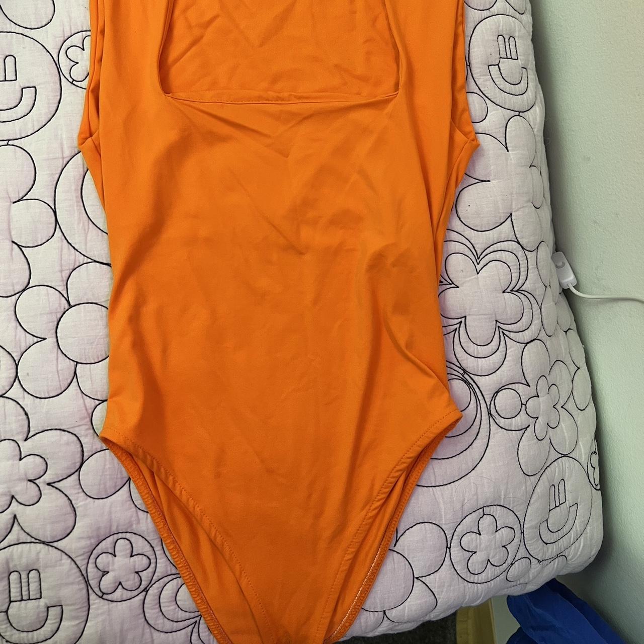 Zara orange sale bodysuit