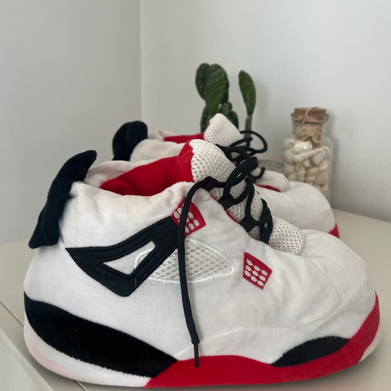 jordan plush jordan sneaker slippers