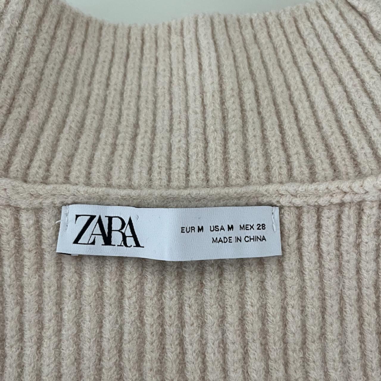 ZARA SWEATER VEST - Barley worn - Fits S/M -... - Depop